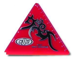 Ski & Snowboard TRIANGLE - Wax Scraper - "6" Sharp Edges