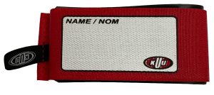 DELUXE SKI STRAP w/ 2" Deluxe Rubber Divider- Bulk RED Ea.