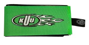 DELUXE SKI STRAP w/ 2" Deluxe Rubber Divider - NEON GREEN Ea.