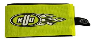 DELUXE SKI STRAP w/ 2" Deluxe Rubber Divider - NEON YELLOW Ea.