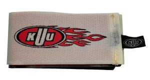 DELUXE SKI STRAP w/ 2" Deluxe Rubber Divider - WHITE Ea.