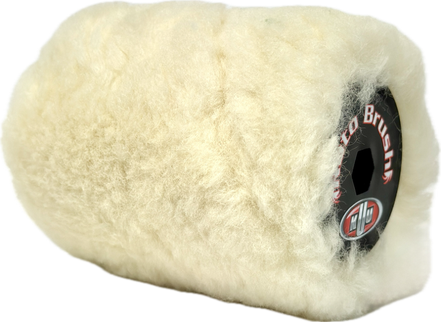 NEW Merino Wool ROTO BRUSH - Wax application and polishing - 20mm strand