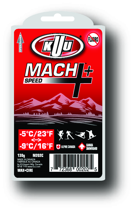 MACH+ SPEED - Universal (-5c to -9c) 130g red