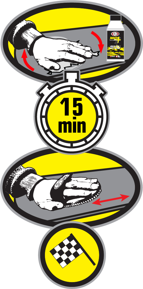 NEW MACH 4+ TURBO LIQUID WAX - Moist (-6c & Warmer) 100ml - Image 2