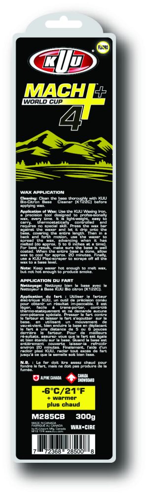 MACH 4+ WORLD CUP YELLOW - Moist (-5c & Warmer) 300g