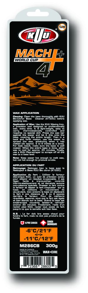 MACH 4+ WORLD CUP ORANGE - Universal (-5c to -11c) 300g