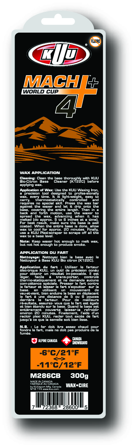 MACH 4+ WORLD CUP ORANGE - Universal (-5c to -11c) 300g