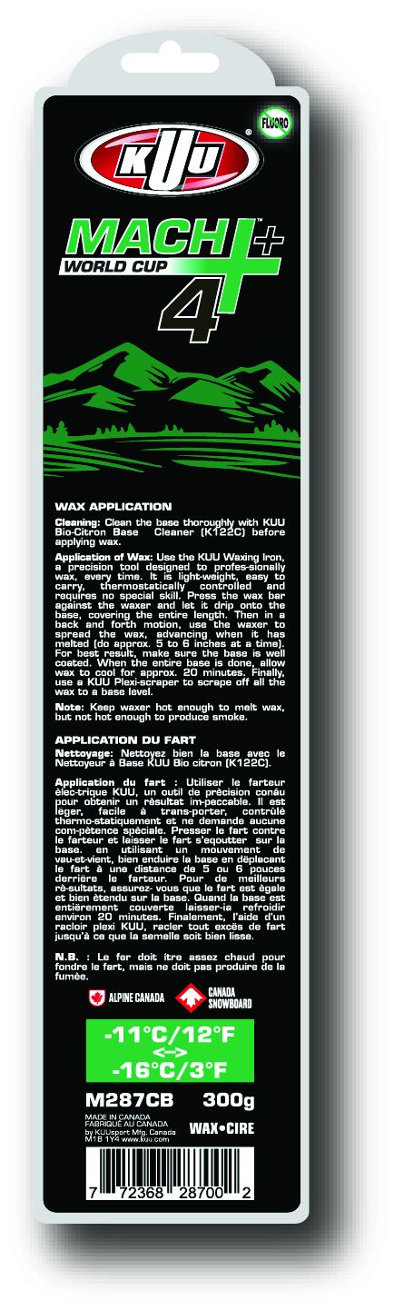 MACH 4+ WORLD CUP GREEN - Cold (-11c & -16c) 300g