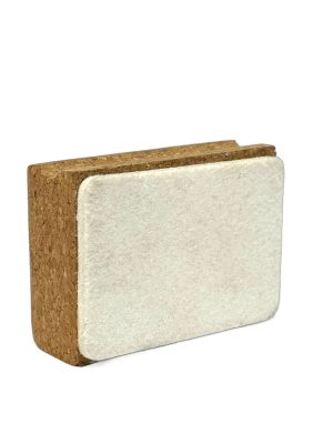 Cork/White Felt - Hd. Cork one side/soft felt other side for liquid wax application