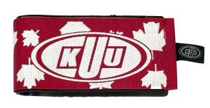 NEW DELUXE SKI STRAP w/ 2" Deluxe Rubber Divider- Bulk MAPLE LEAF Ea.