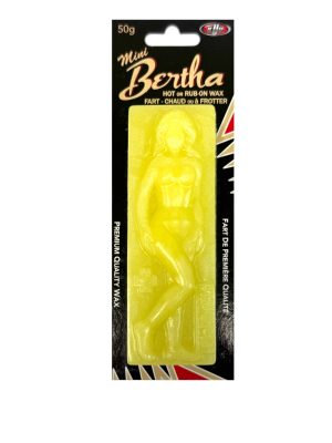 Mini Bertha Wax - 50g - Moist H-Carbon (-6c & warmer) yel.