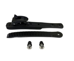 "UNI." Toe strap + Mesh w/webbing quality + Ratchet buckle(F) + Sawtooth(M) + hardware incl.2-screws, nuts&washers(ea) Complete M/Fset - One binding only.